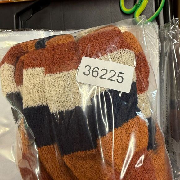 Maurices Sweater Pullover Women L Large Brown Striped Knit Long Sleeve Acrylic - Picture 7 of 7